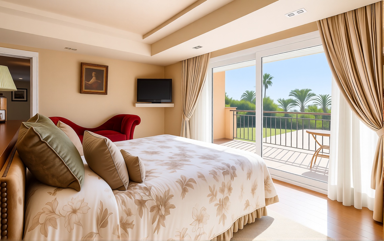 Chalet com acesso direto à praia em Estepona — Quarto