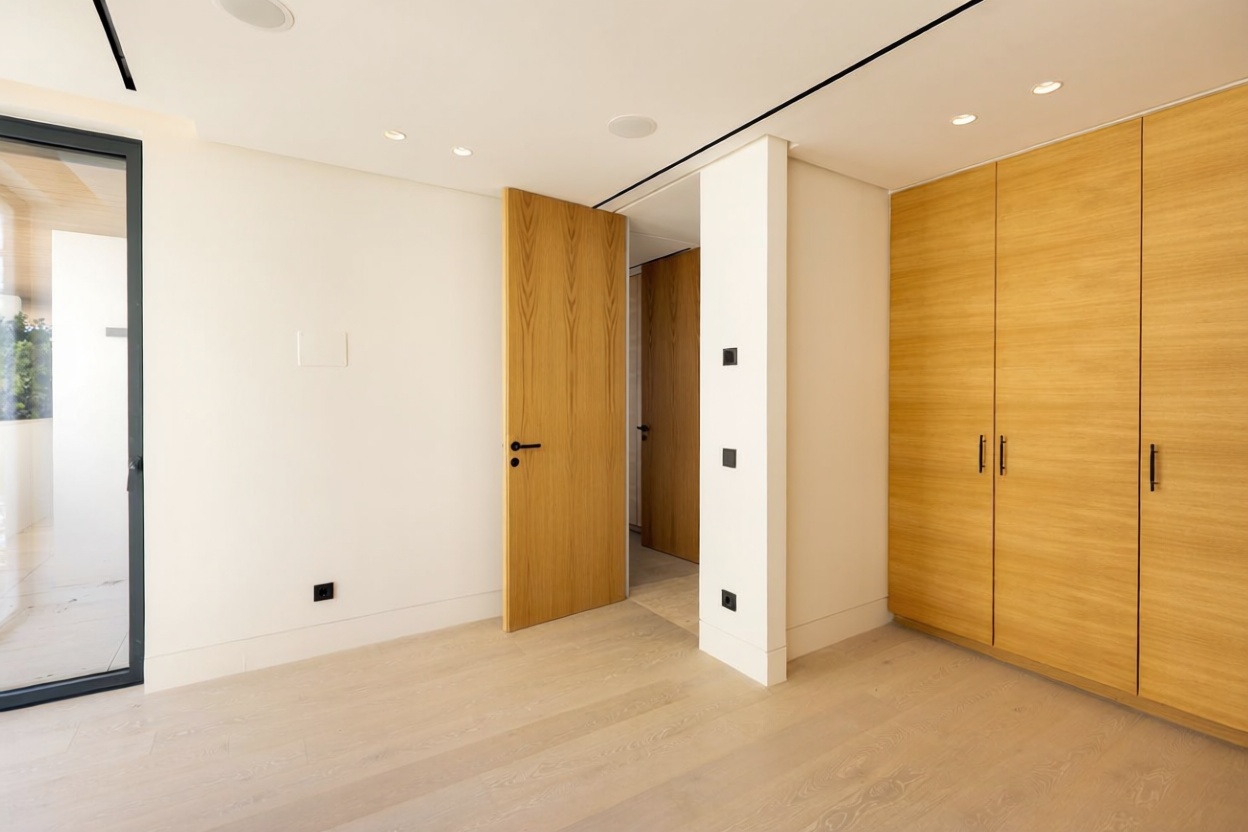 Appartement en première ligne de plage à Estepona — Chambre