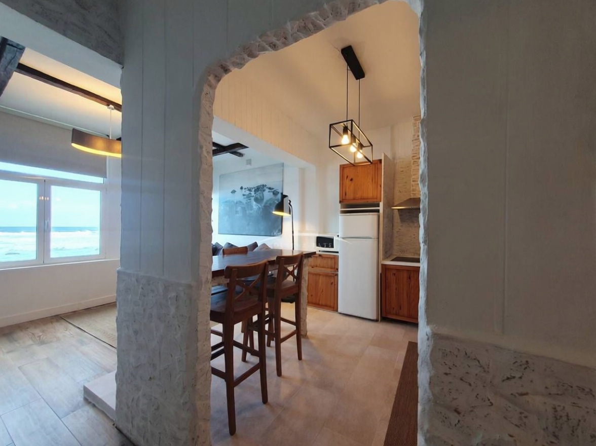 Chalet with direct beach access in Moya — Bedroom