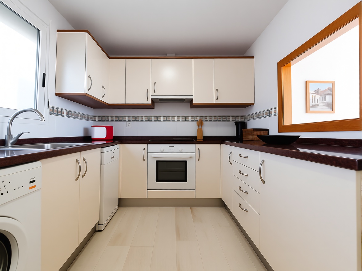 Appartement en première ligne de plage à Villajoyosa — Cuisine