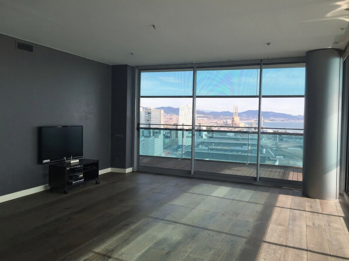 Appartement en première ligne de plage à Barcelona — Séjour