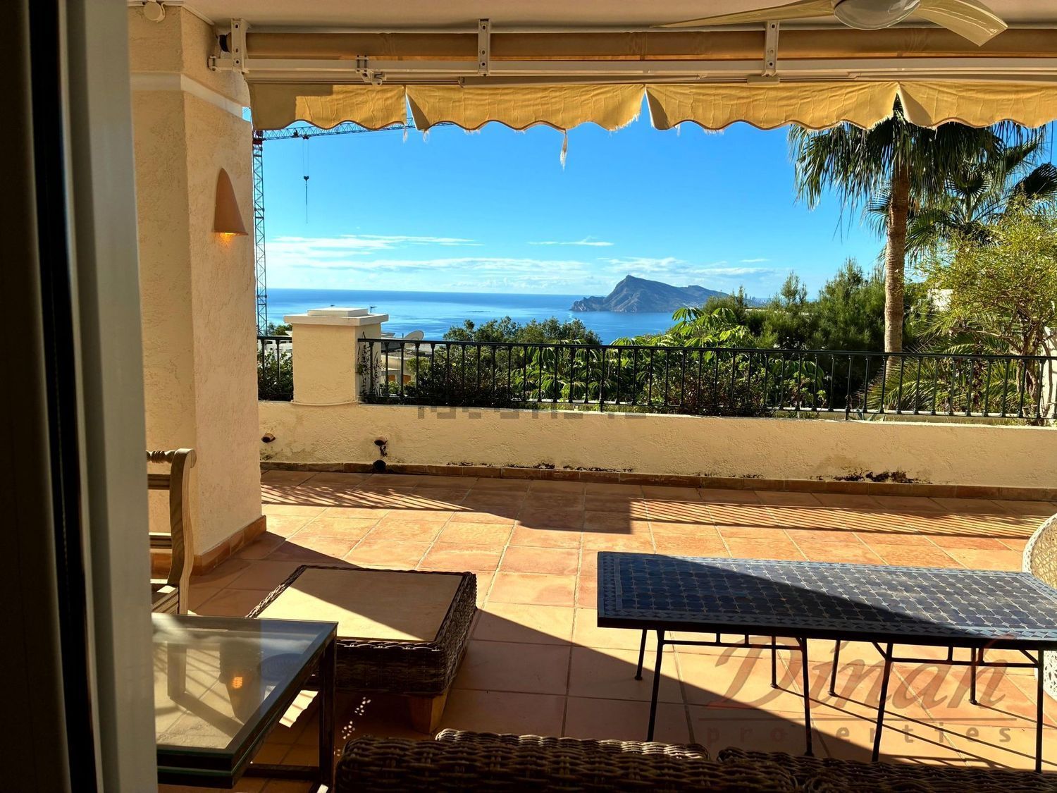 Apartamento em primeira linha de praia em Altea — Terraço mar