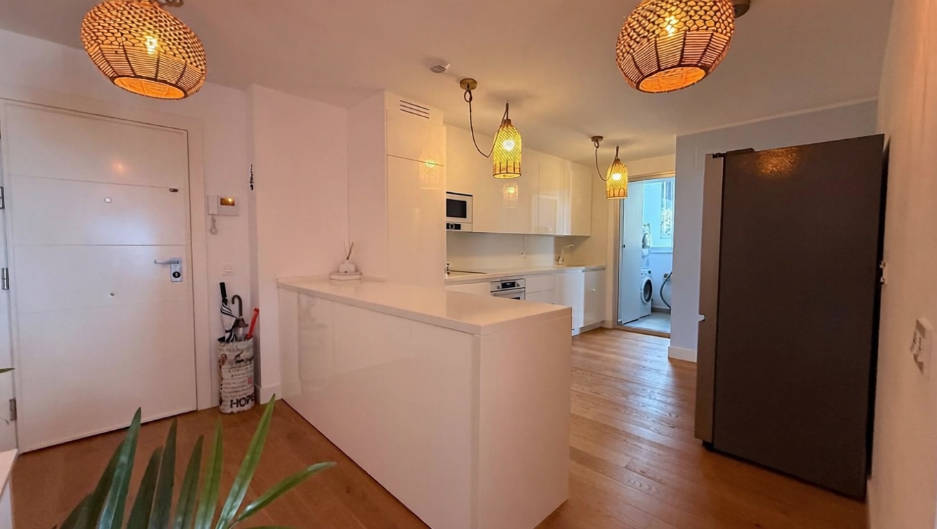 Wohnung in erste Strandlinie in Mijas — Küche