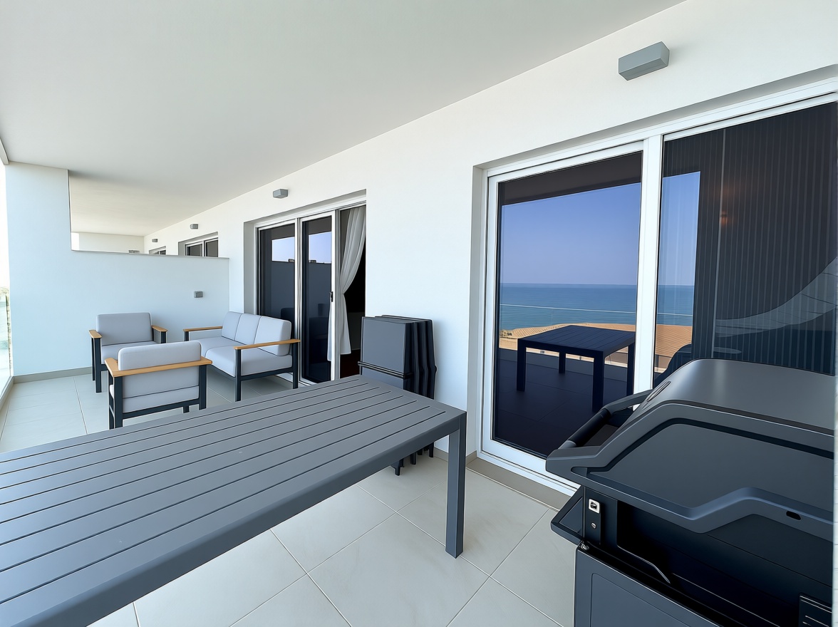Wohnung in erste Strandlinie in Mijas — Bad