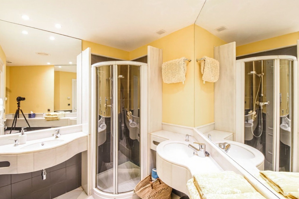 Chalet con acceso directo a playa en Lloret de Mar — Vista mar