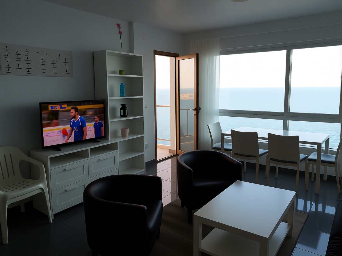 Appartement en première ligne de plage à La Manga del Mar Menor — Séjour