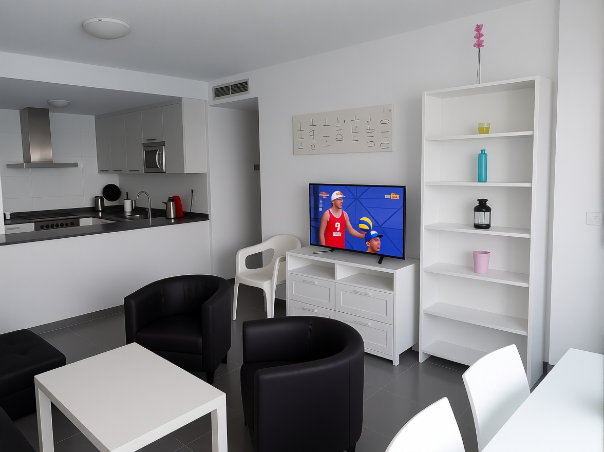 Appartement en première ligne de plage à La Manga del Mar Menor — Séjour