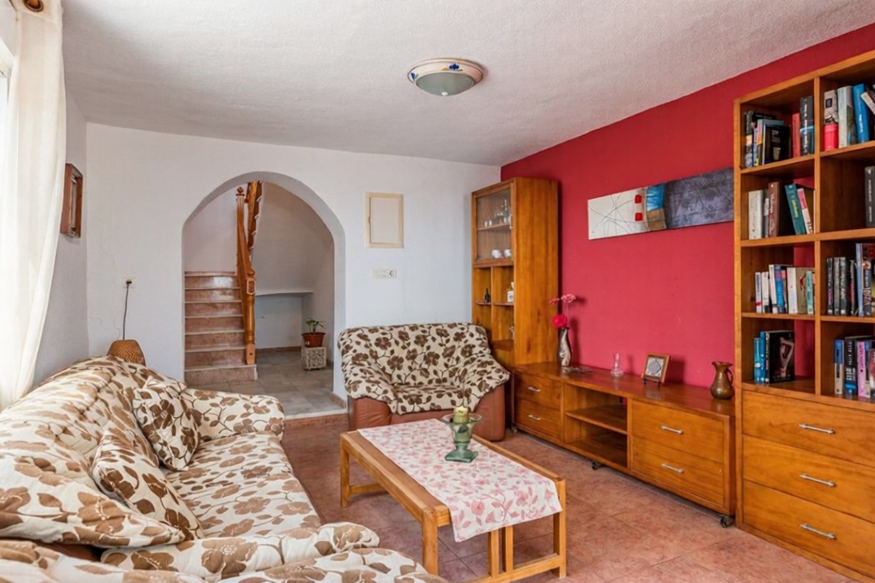 Chalet avec accès direct à la plage à Guardamar del Segura — Séjour