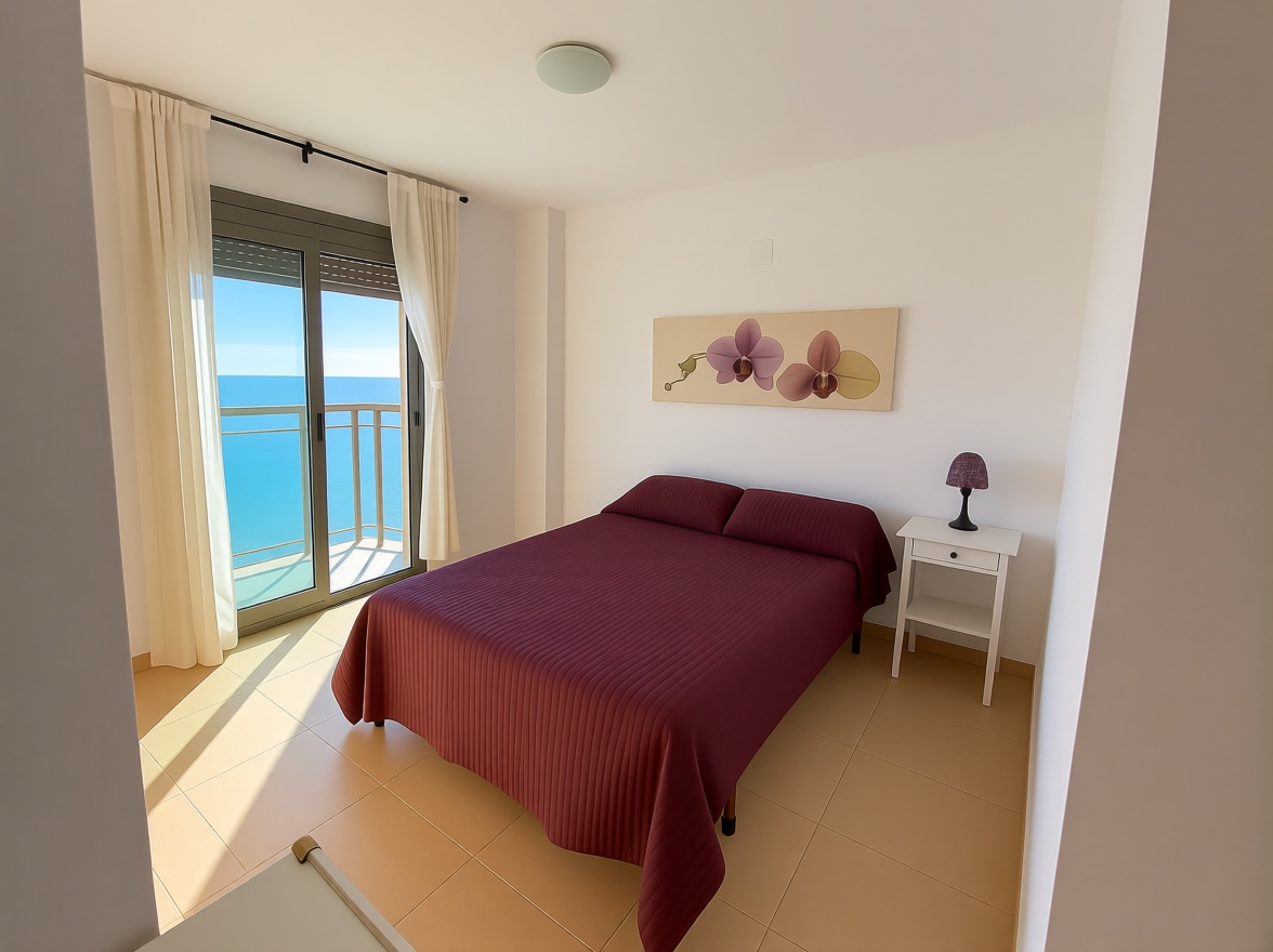 Ático en primera línea de mar en La Manga del Mar Menor — Dormitorio