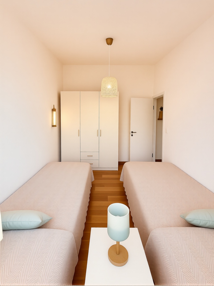 Chalet mit direkter Strandzugang in Ciutadella — Schlafzimmer