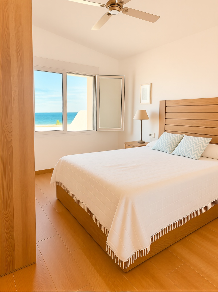 Chalet mit direkter Strandzugang in Ciutadella — Schlafzimmer