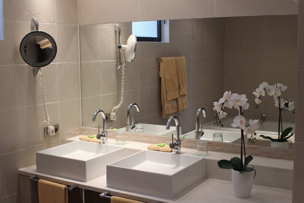 Chalet with direct beach access in Pájara — Bathroom