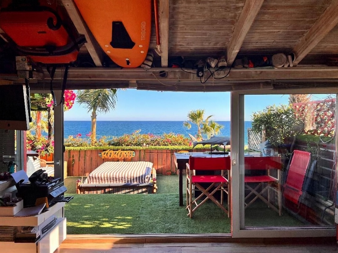 Chalet with direct beach access in Vera — Kitchen