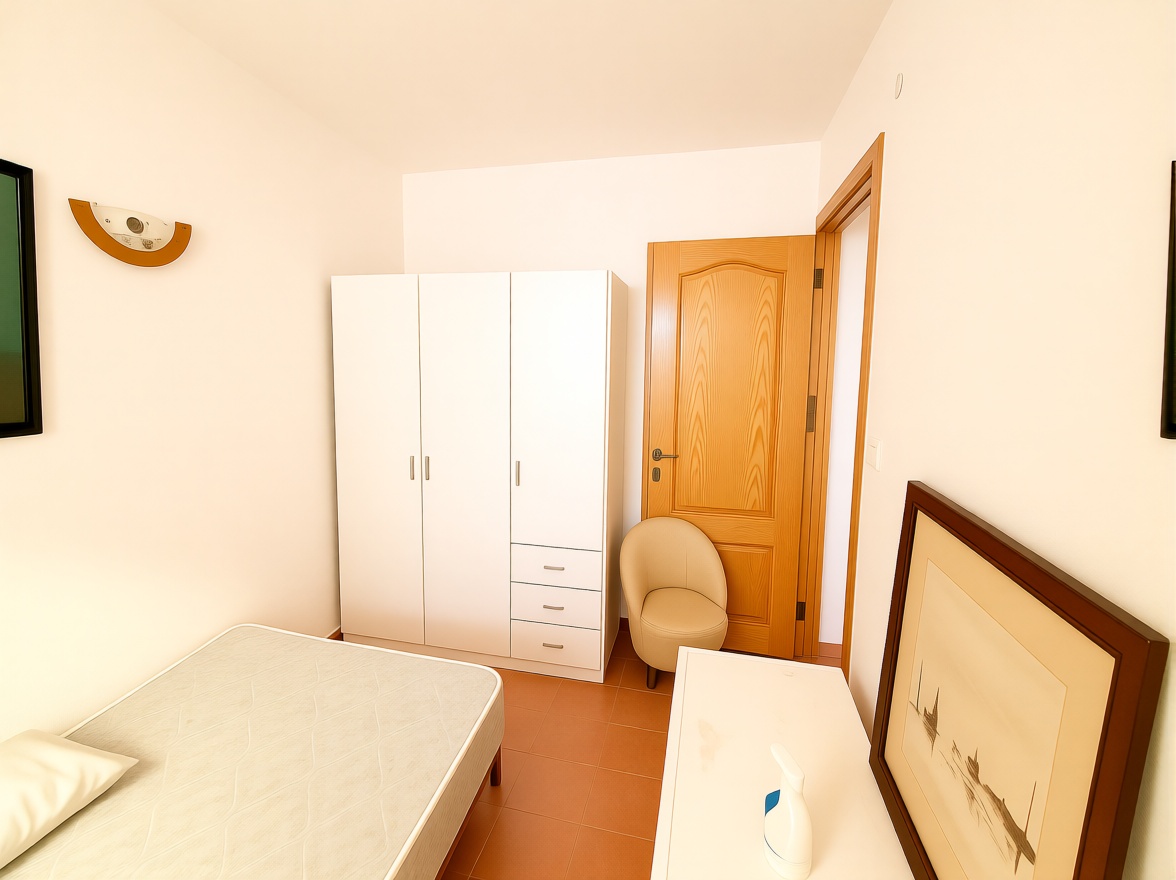 Piso en primera línea de playa en El Campello — Dormitorio