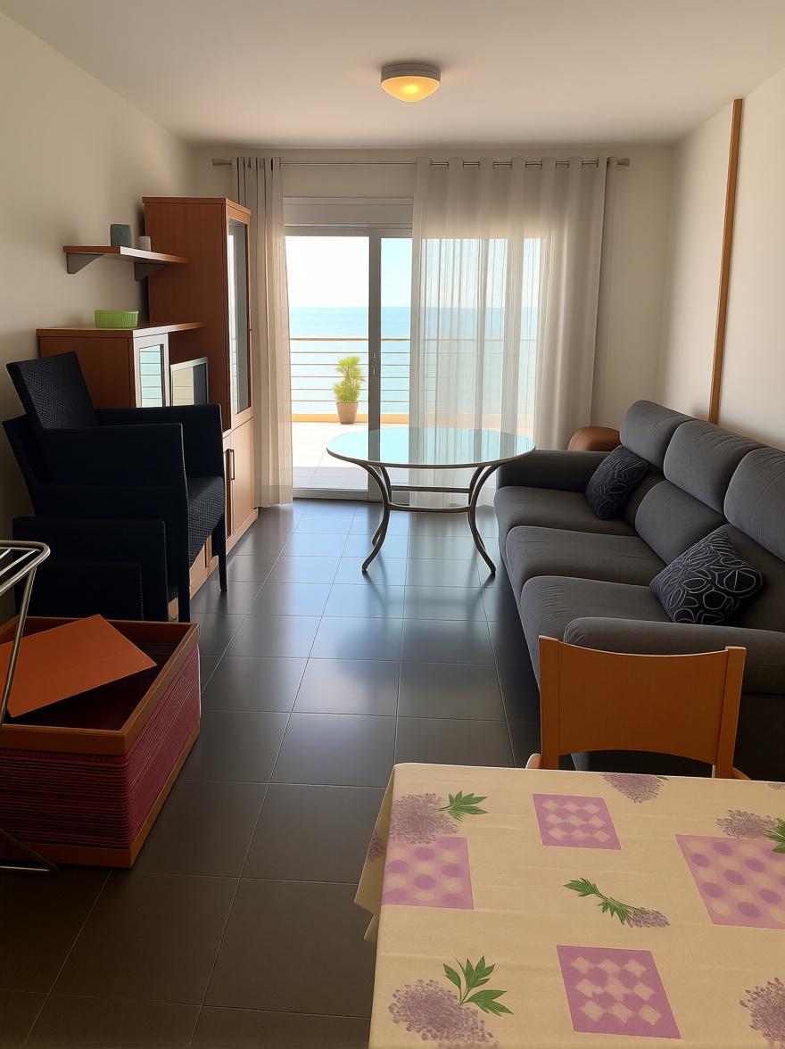 Apartamento à venda pé na areia em Peñíscola — Sala