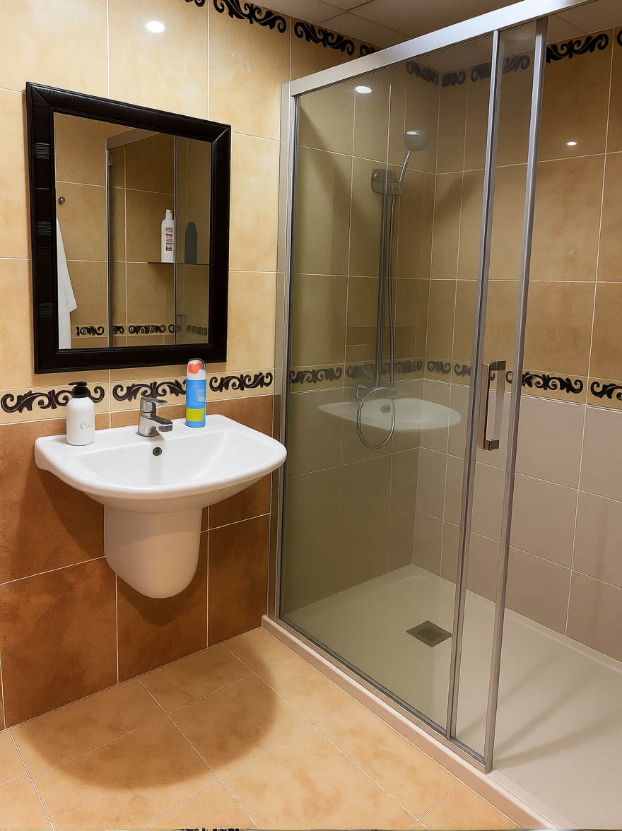 Apartamento em primeira linha de praia em Alicante — Casa banho