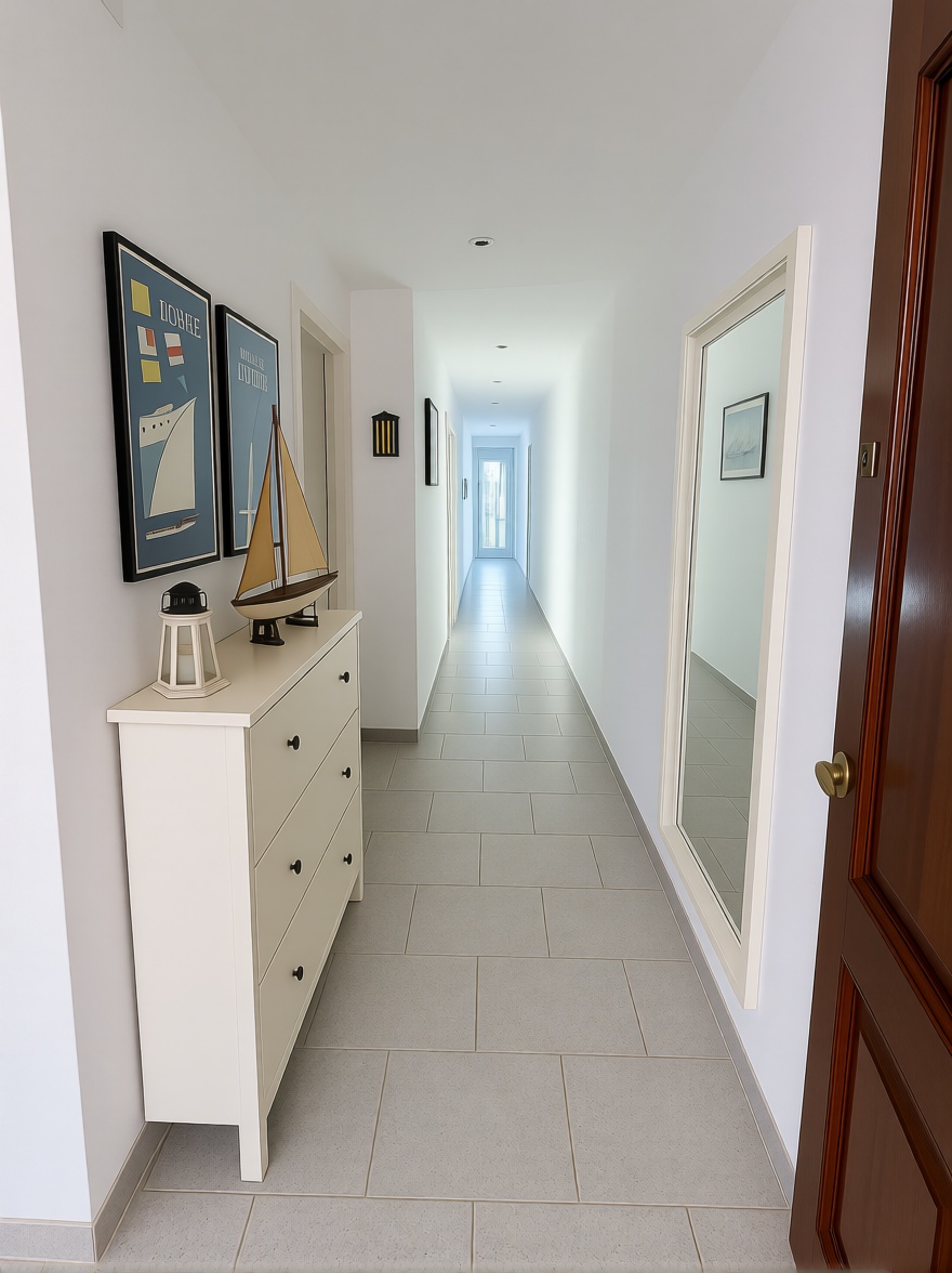 Ático en primera línea de mar en Santa Pola — Dormitorio