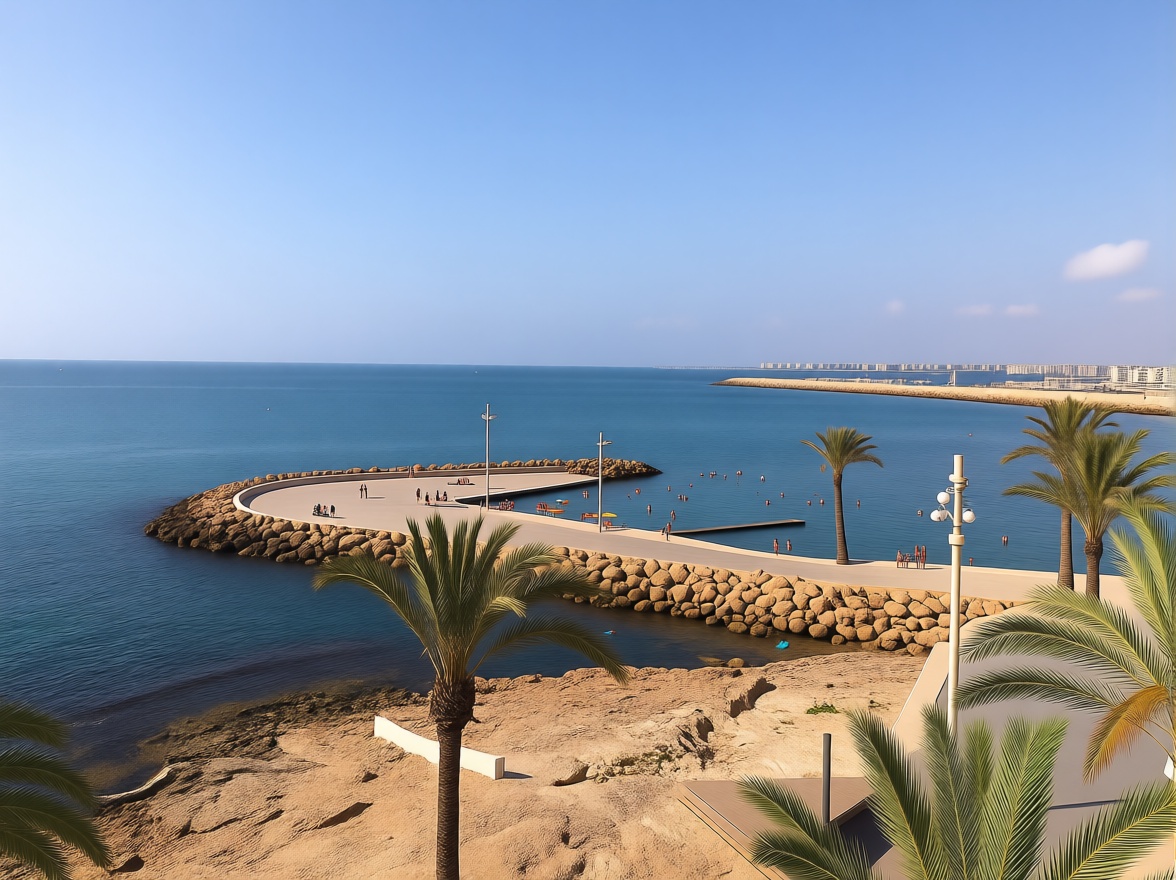 Piso en primera línea de playa en Torrevieja — Baño
