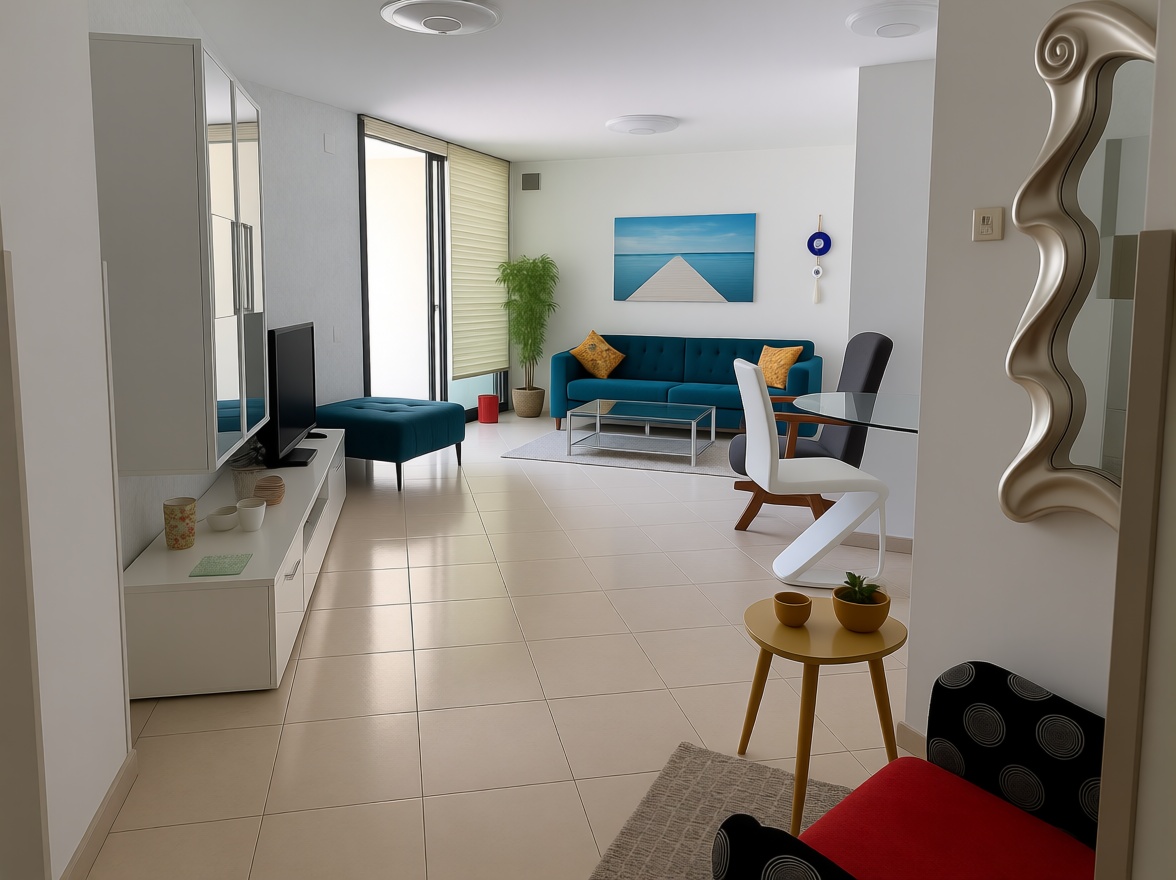 Flat for sale frontline beach in Cubelles — Living room