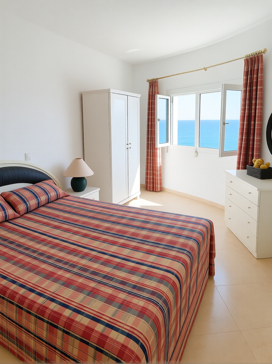 Пентхаус первая линия моря в Mijas — Спальня