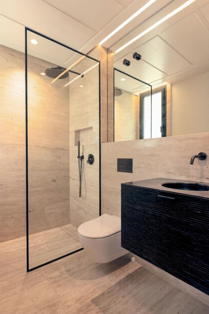 Beachfront flat in Estepona — Bathroom