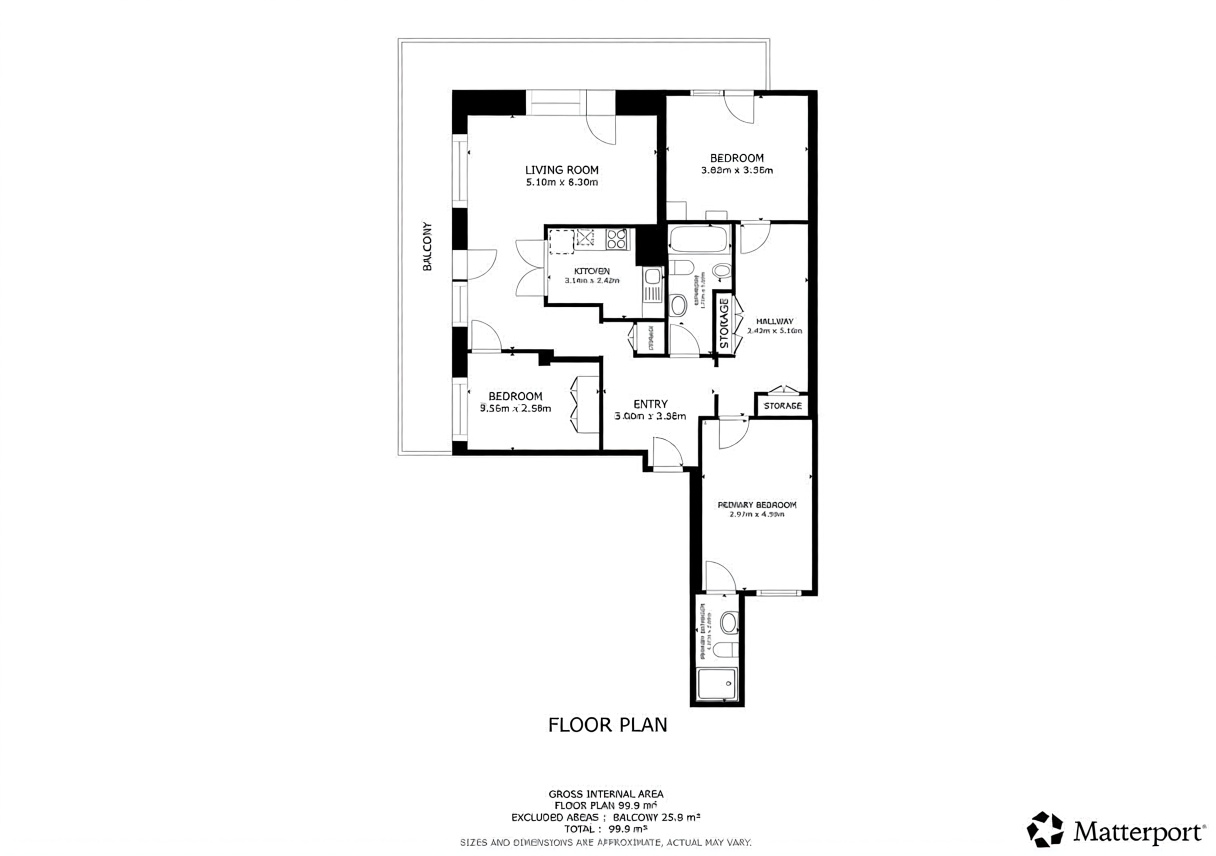 Beachfront flat in Torrevieja — Living room