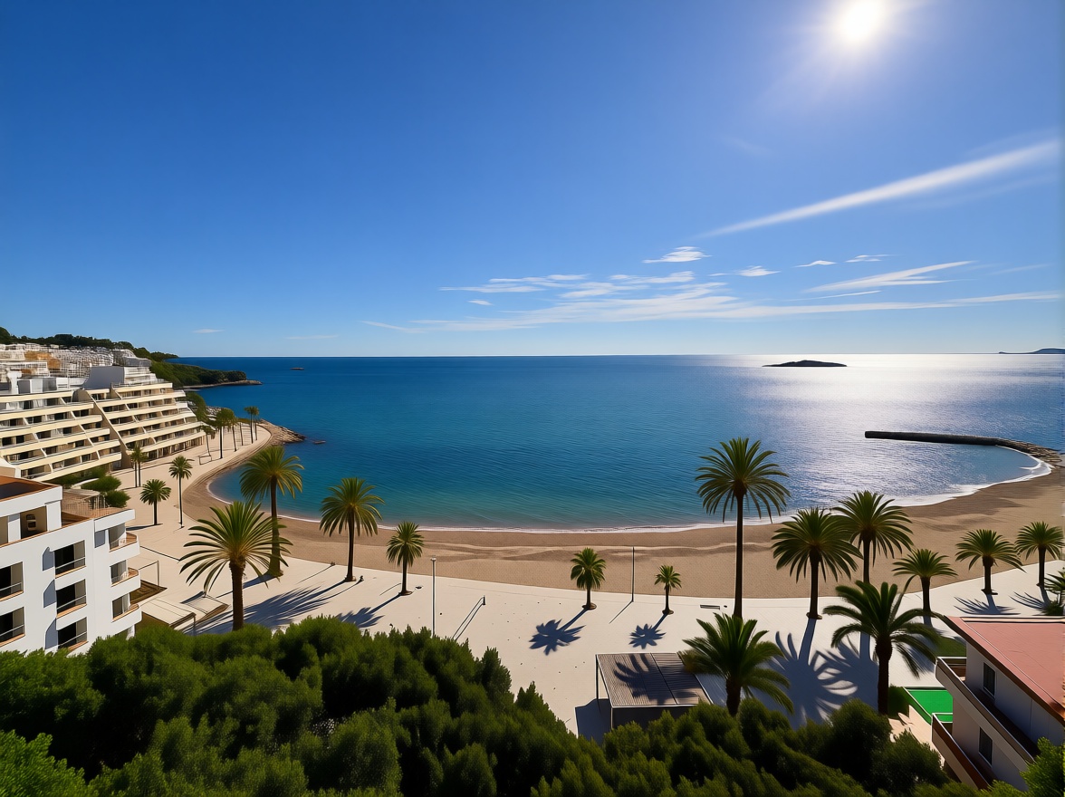 Beachfront flat in Eivissa — Sea view