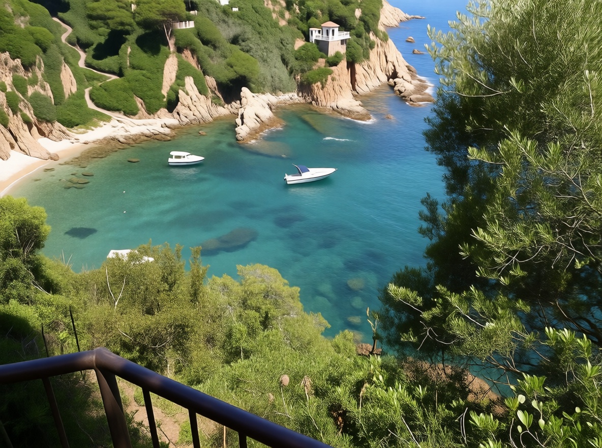 Flat for sale frontline beach in Blanes — Sea view