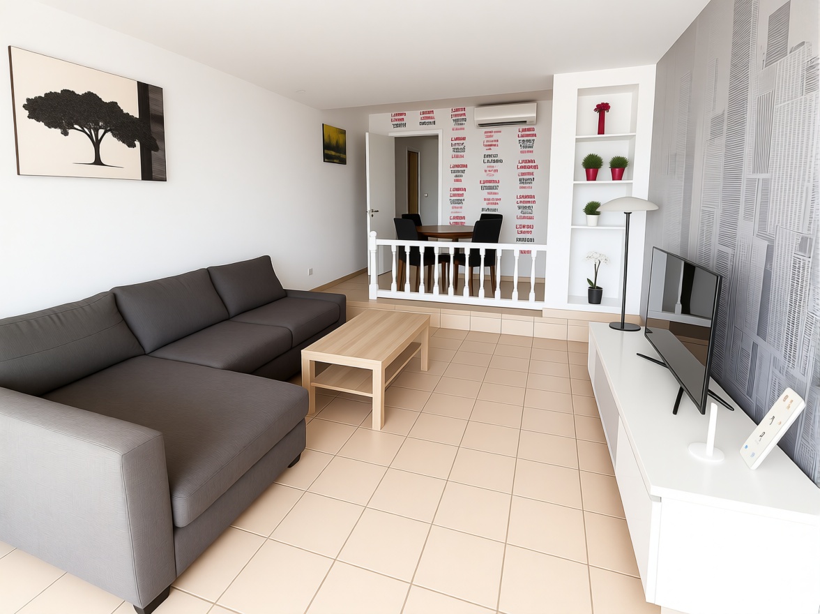 Wohnung zum Verkauf in direkter Strandlage in Lloret de Mar — Wohnzimmer