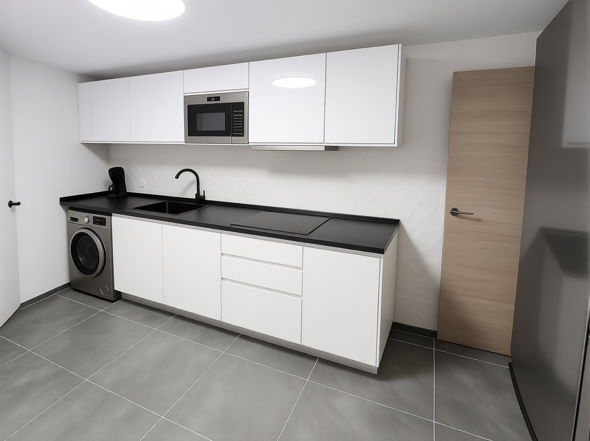 Flat for sale frontline beach in Lloret de Mar — Kitchen