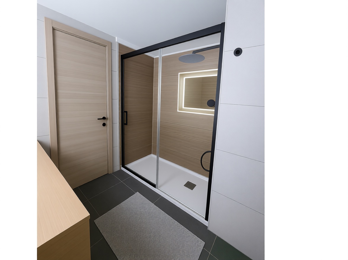 Flat for sale frontline beach in Lloret de Mar — Bathroom