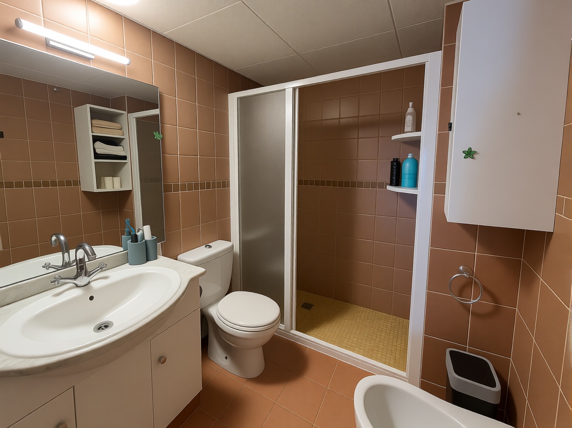 Flat for sale frontline beach in Roses — Bathroom