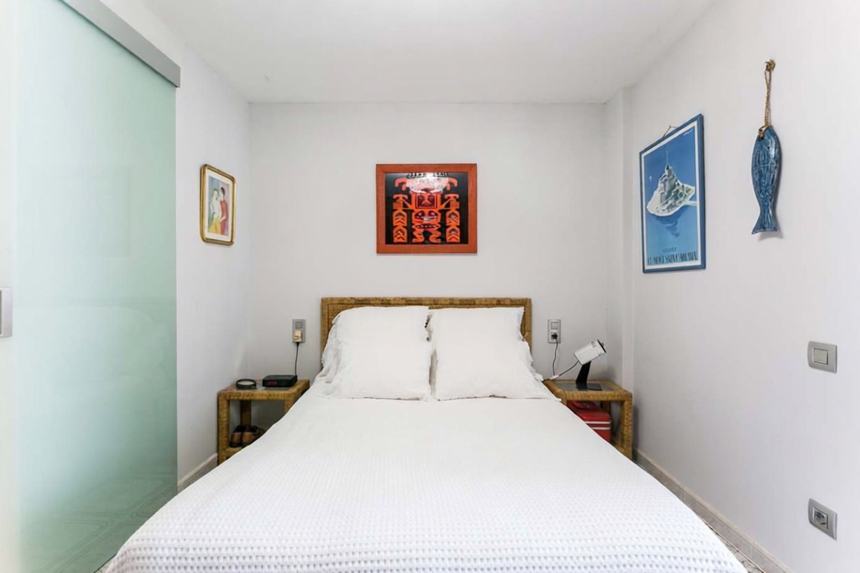 Wohnung zum Verkauf in direkter Strandlage in Castelldefels — Schlafzimmer