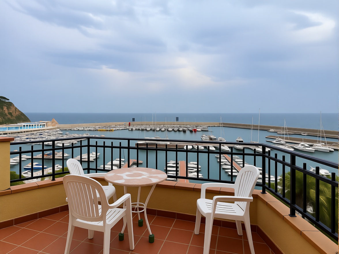 Flat for sale frontline beach in Blanes — Sea terrace