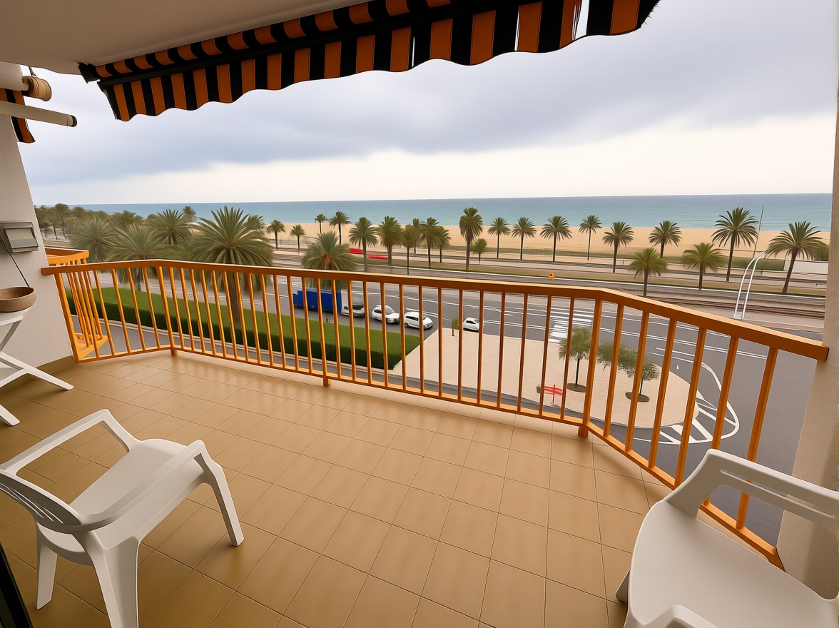 Apartamento à venda pé na areia em Mataró — Terraço mar