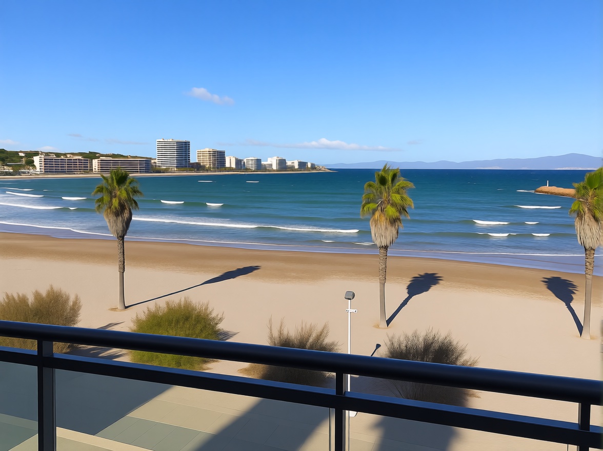 Appartement à vendre pieds dans l'eau à L'Escala — Vue mer