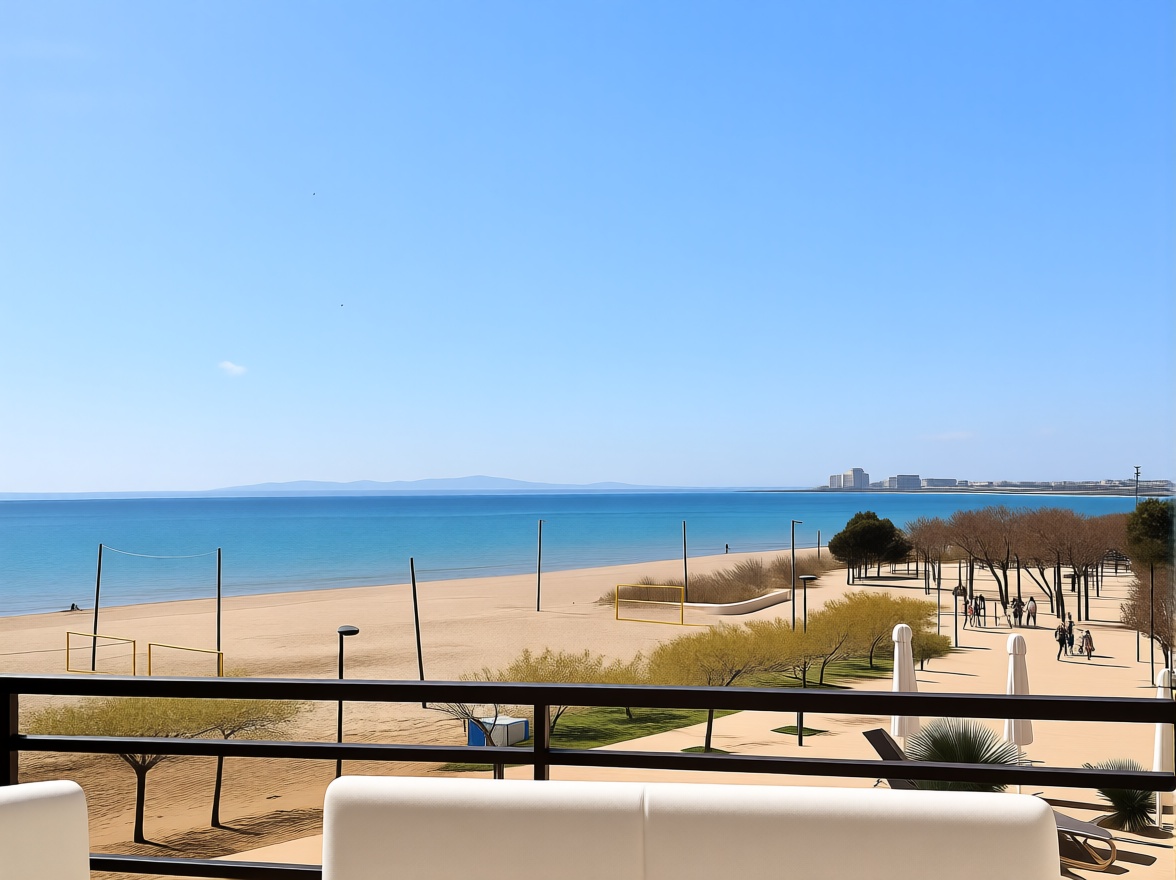 Apartamento à venda pé na areia em Roses — Vista mar
