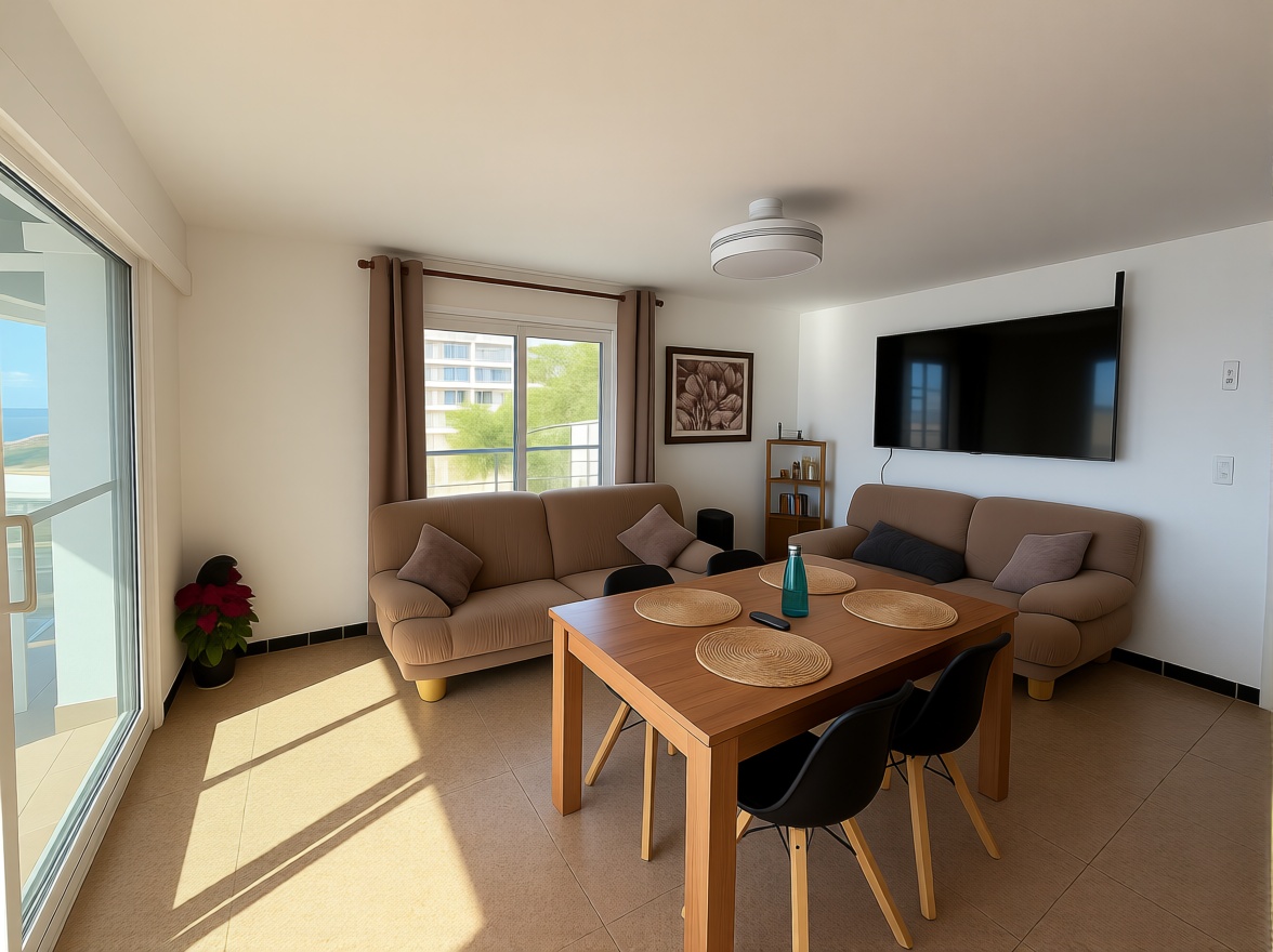 Apartamento à venda pé na areia em Roses — Sala