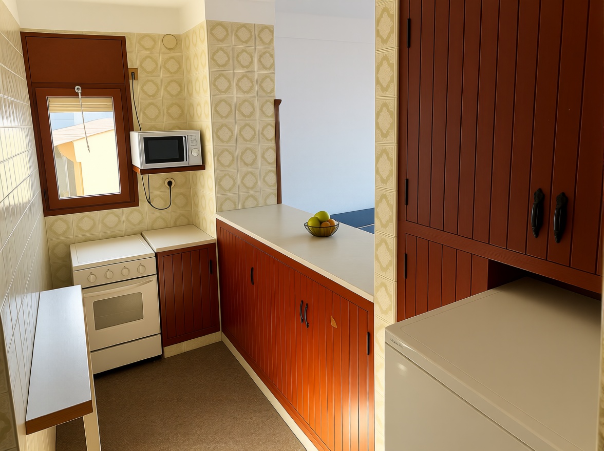 Wohnung zum Verkauf in direkter Strandlage in Roses — Küche