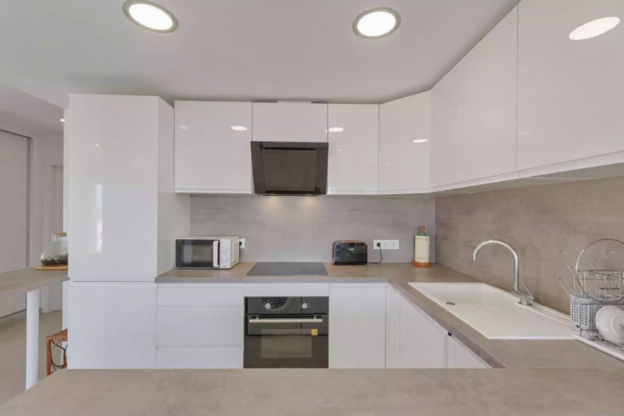 Appartement à vendre pieds dans l'eau à Empuriabrava — Cuisine