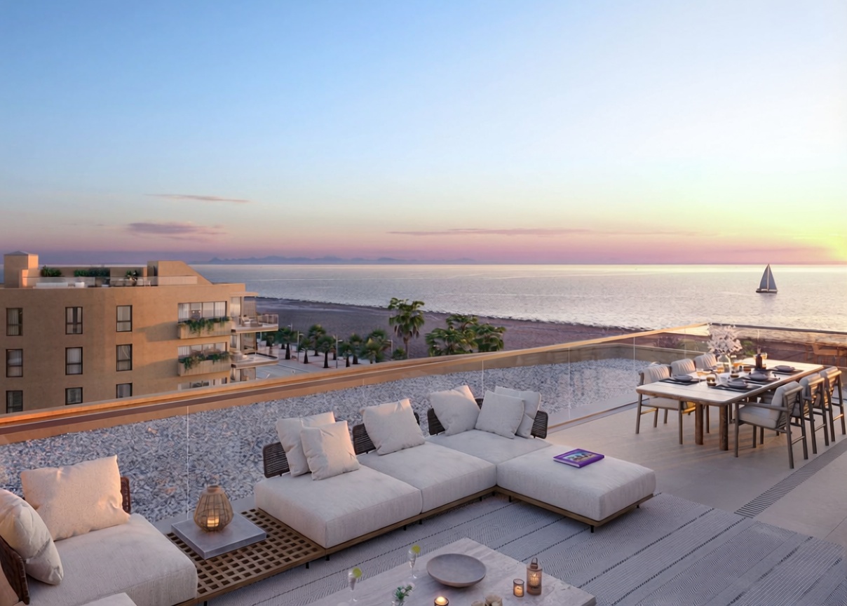 Apartamento à venda pé na areia em Cubelles