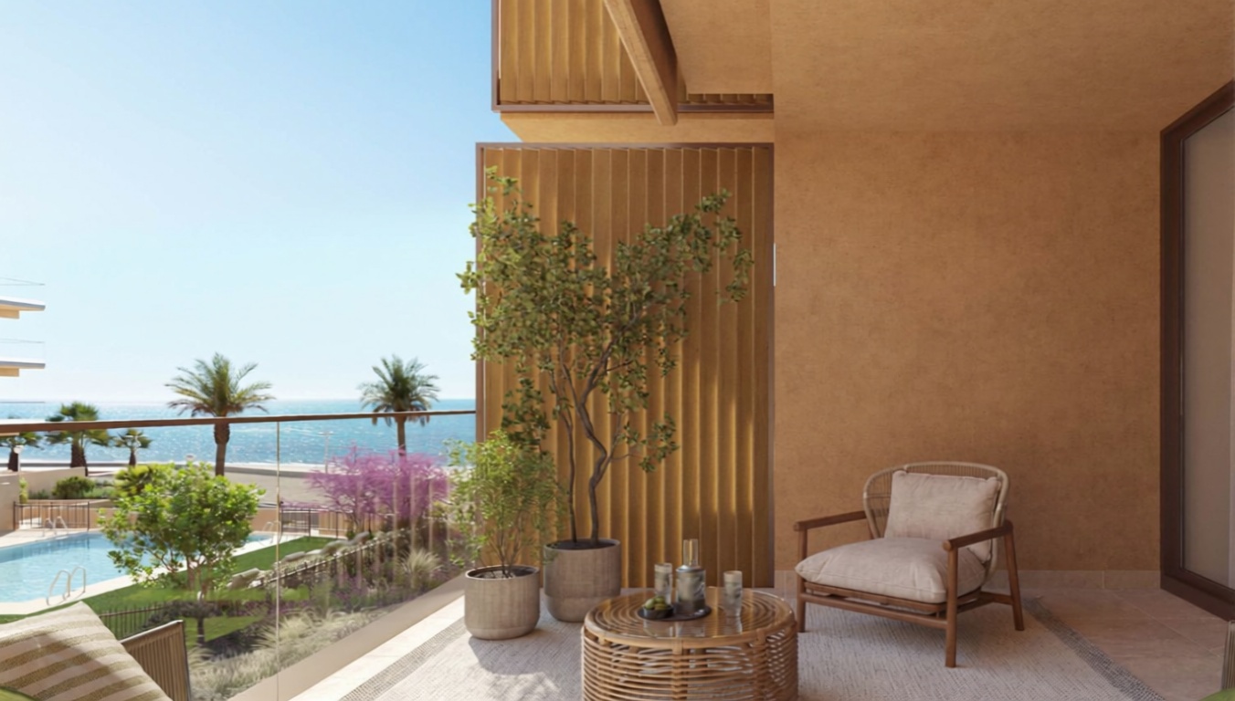 Appartement à vendre pieds dans l'eau à Cubelles — Terrasse mer