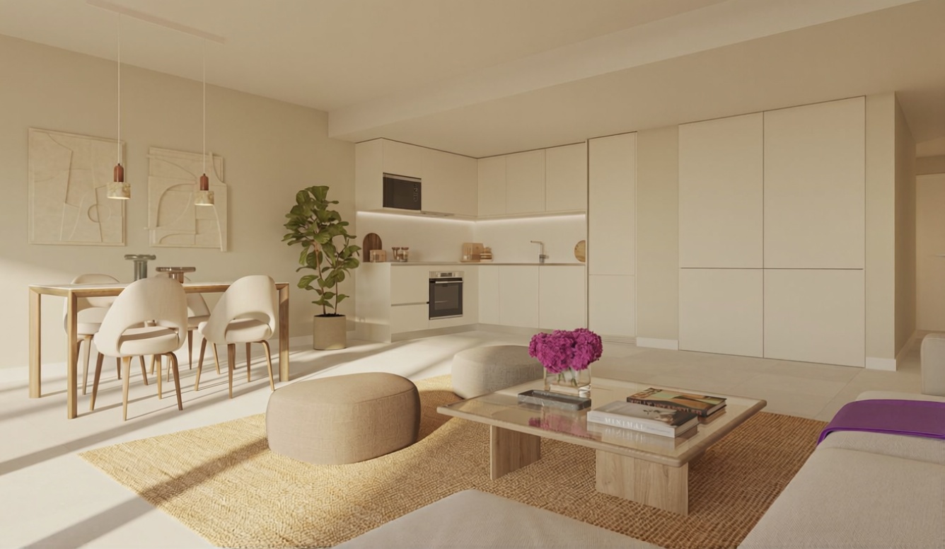 Appartement à vendre pieds dans l'eau à Cubelles — Cuisine