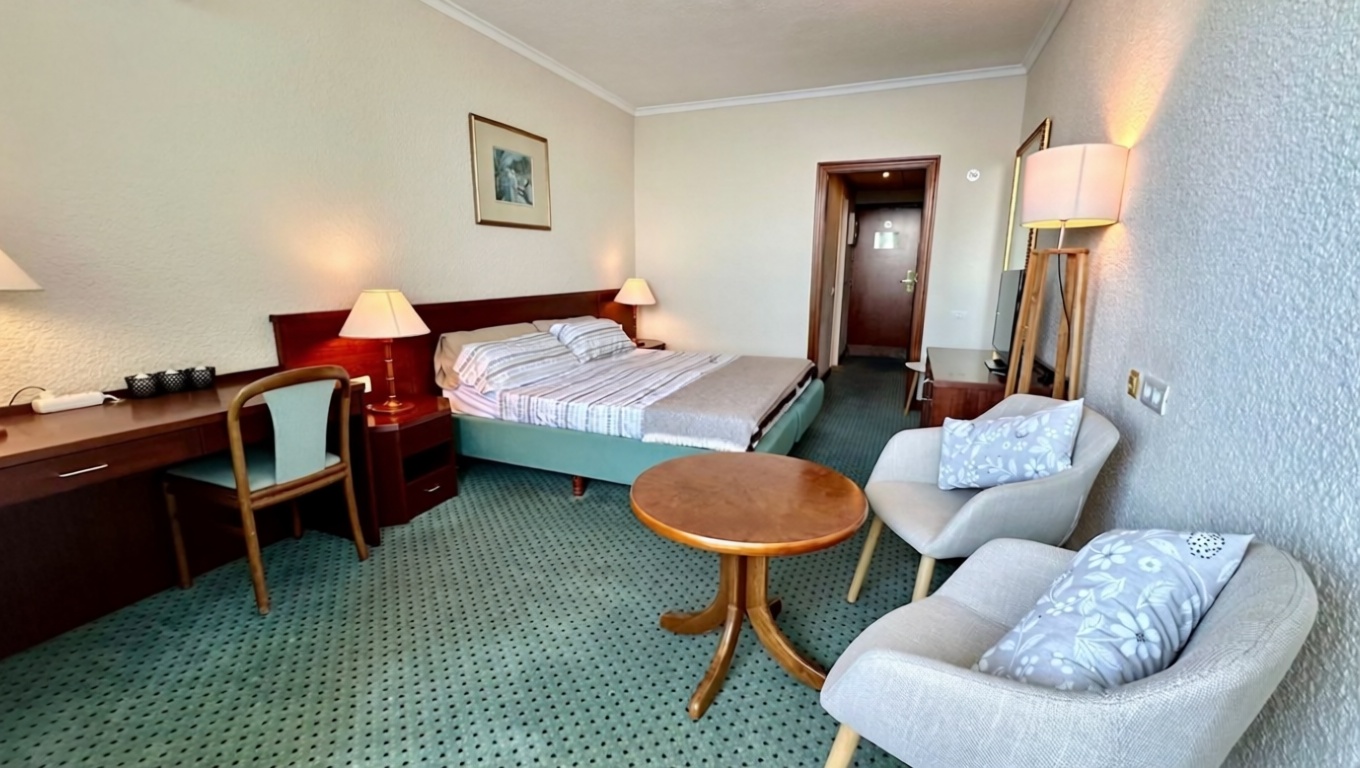 Estudio en venta en primera línea de playa en Puerto de la Cruz — Dormitorio