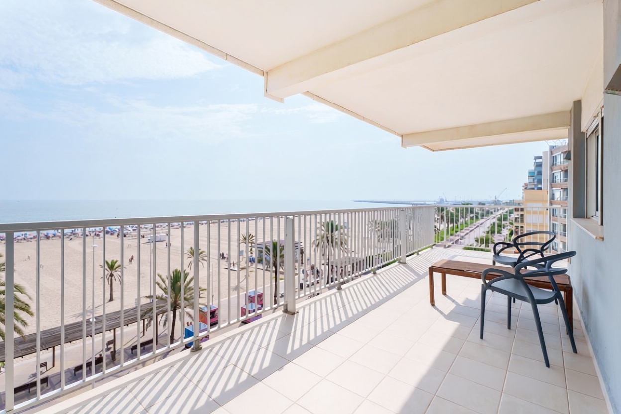 Appartement à vendre pieds dans l'eau à Gandia — Terrasse mer