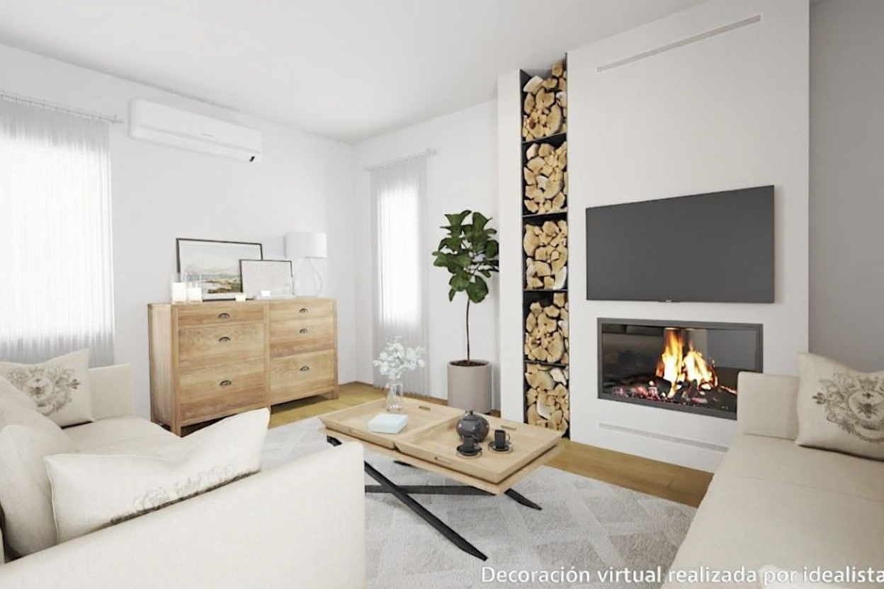 Chalet à vendre avec accès direct à la plage à Altea — Séjour