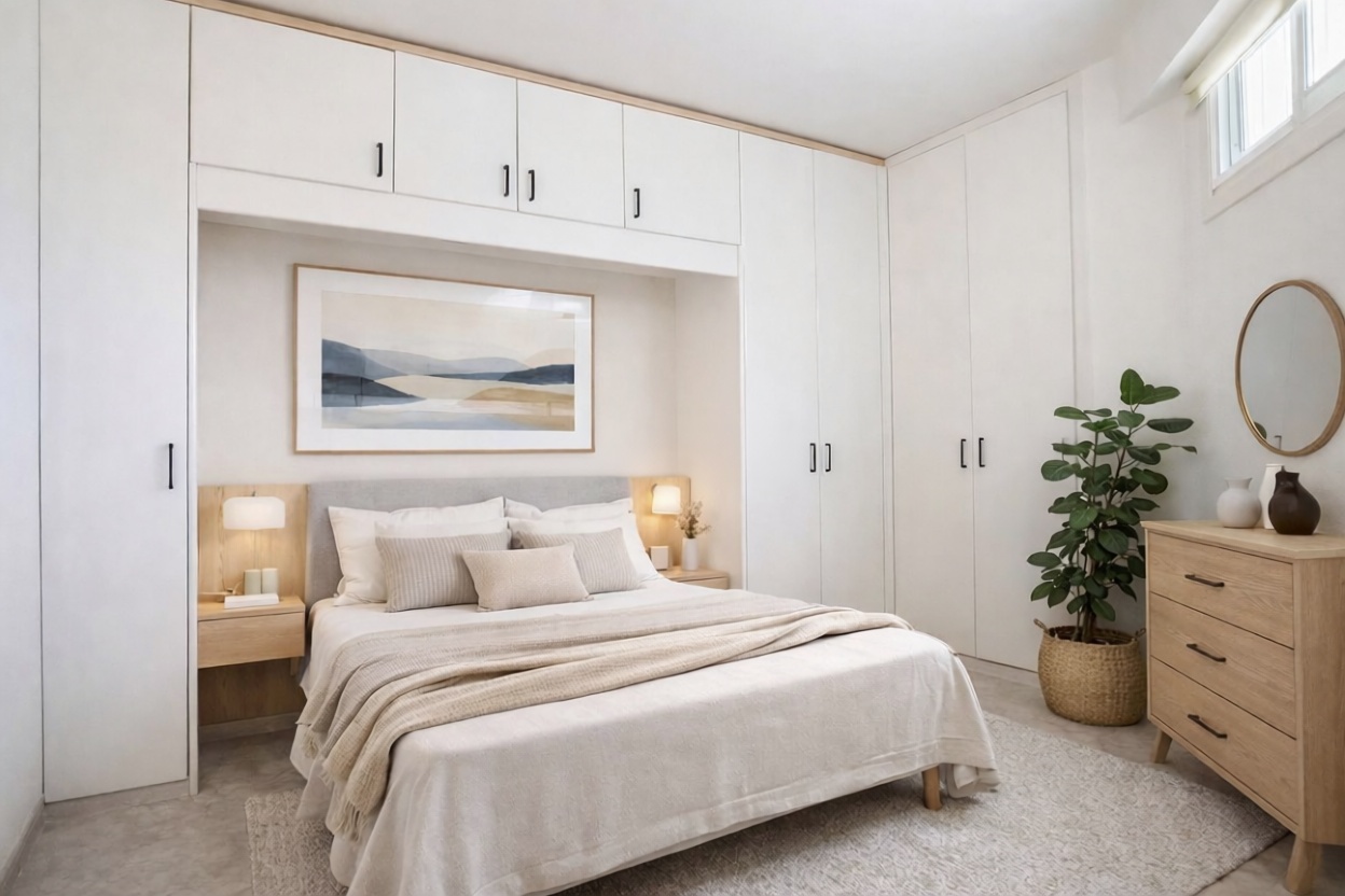 Piso en venta en primera línea de playa en Calvià — Dormitorio