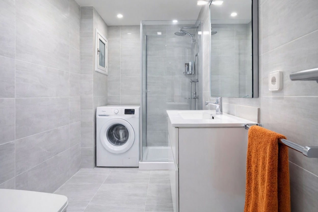 Piso en venta en primera línea de playa en Calvià — Baño