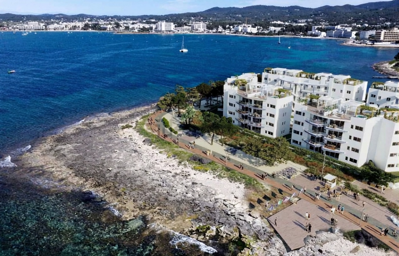 Apartamento à venda pé na areia em Sant Josep de sa Talaia — Vista mar