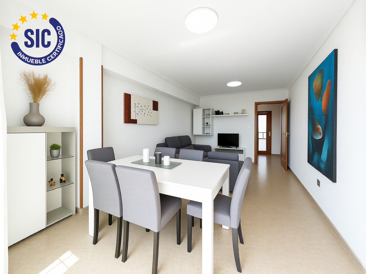 Apartamento à venda pé na areia em Canet d'En Berenguer — Sala jantar